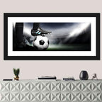 Low Angle Soccer Cleat Close Up Wall Art