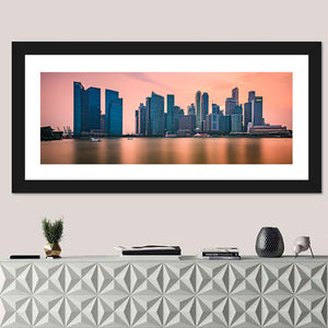 Singapore Skyline At Marina Bay Wall Art