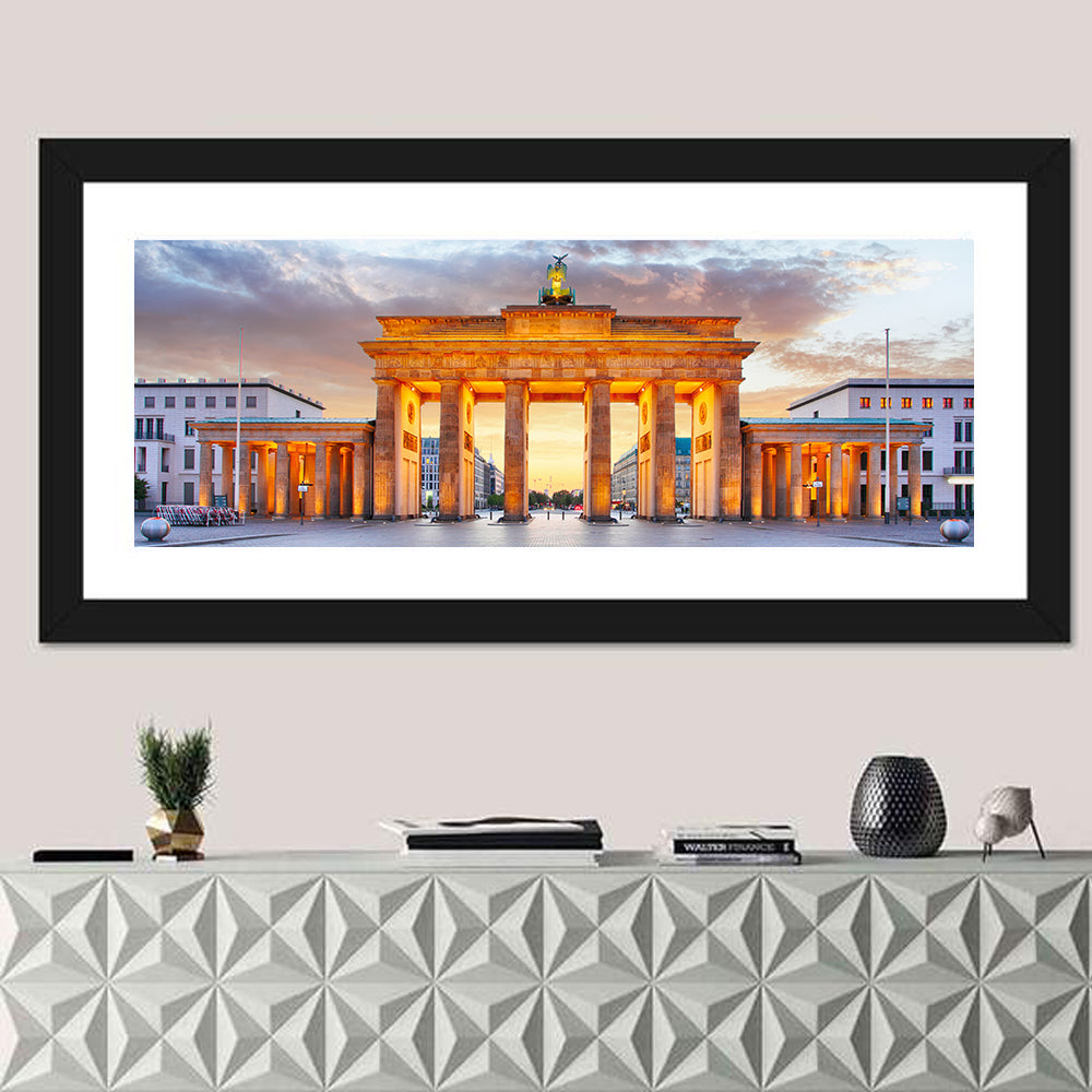 Brandenburg Gate at Night Wall Art