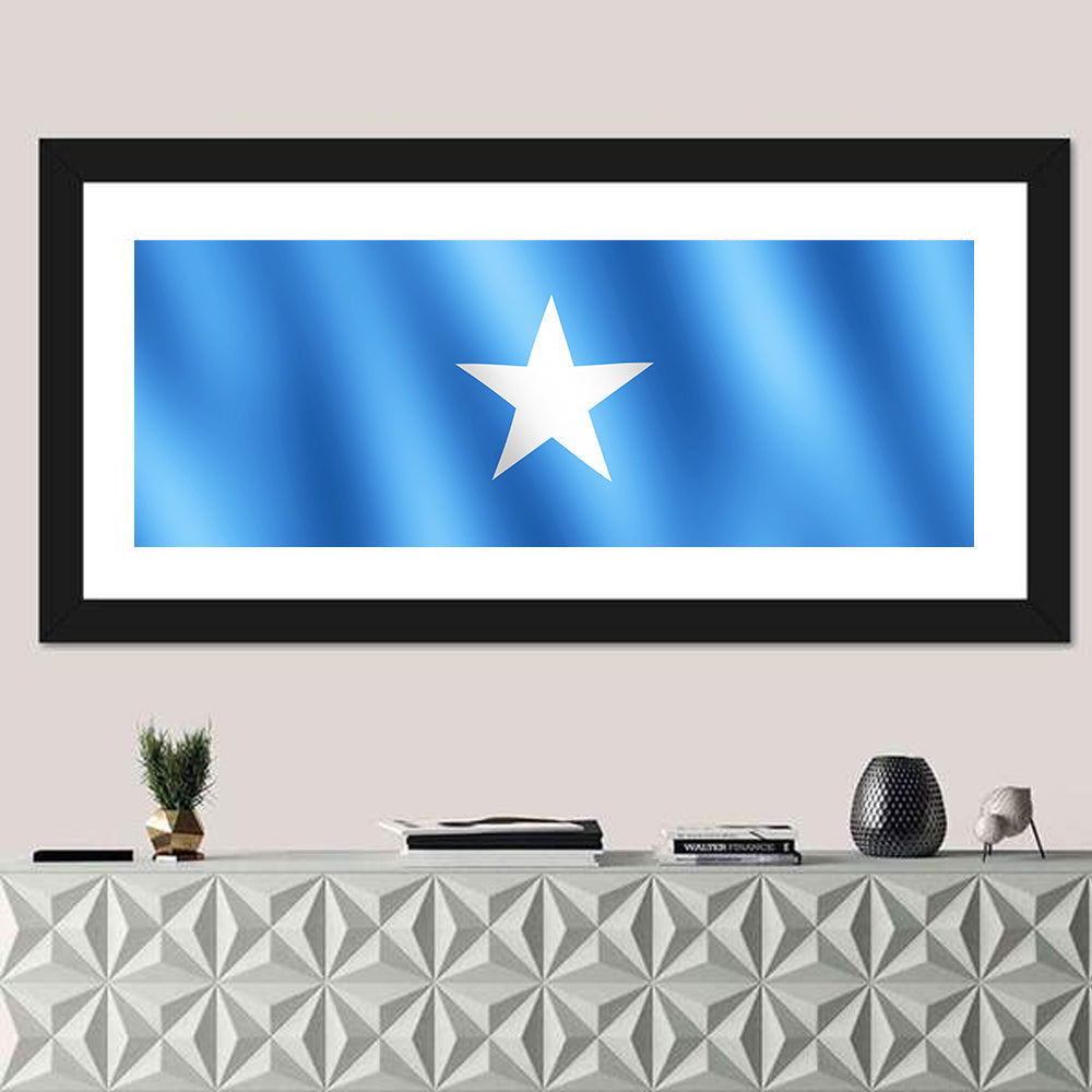 Somalia Flag with Five-pointed Star Wall Art