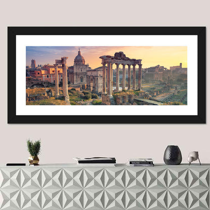 Roman Forum at Sunset Wall Art