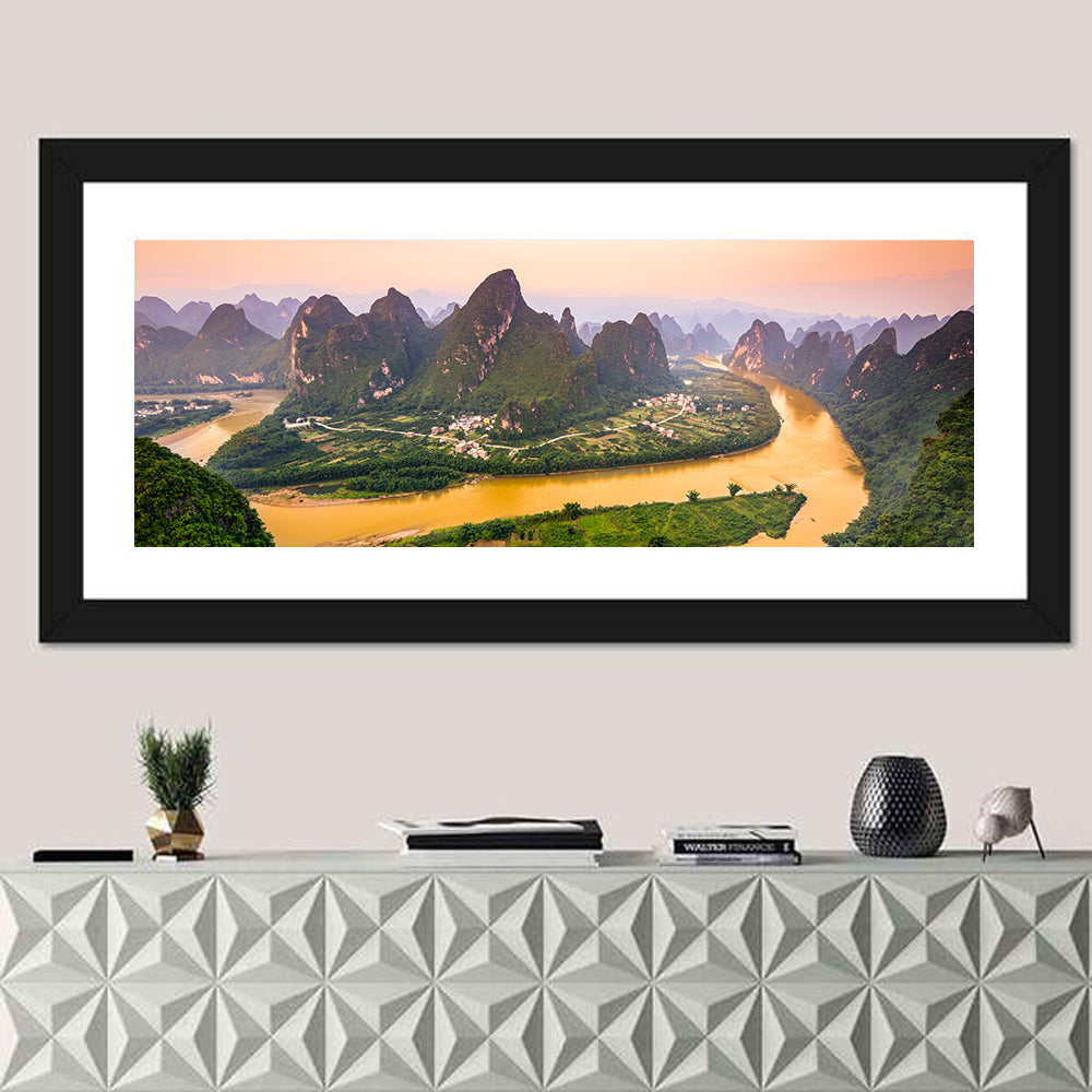 Xingping Karst Mountains Wall Art
