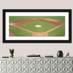 Aerial Baseball Diamond Wall Art
