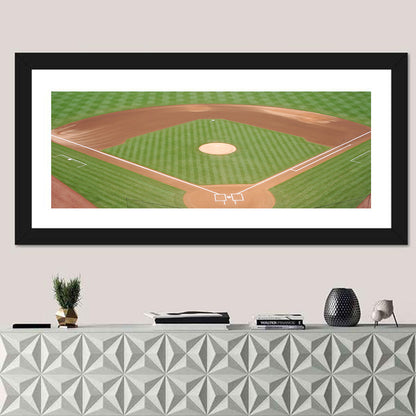 Aerial Baseball Diamond Wall Art