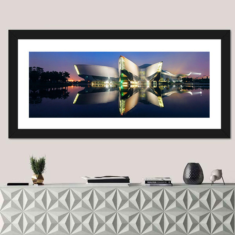 Guangdong Science Center Night Reflection Wall Art