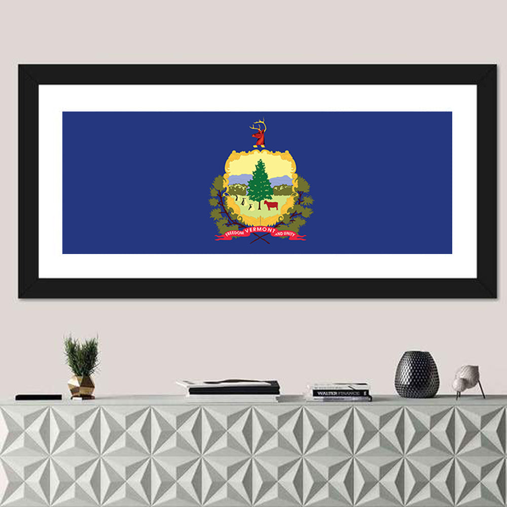 Vermont State Flag Wall Art