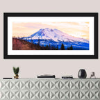 Sunset Over Mount Shesta Wall Art