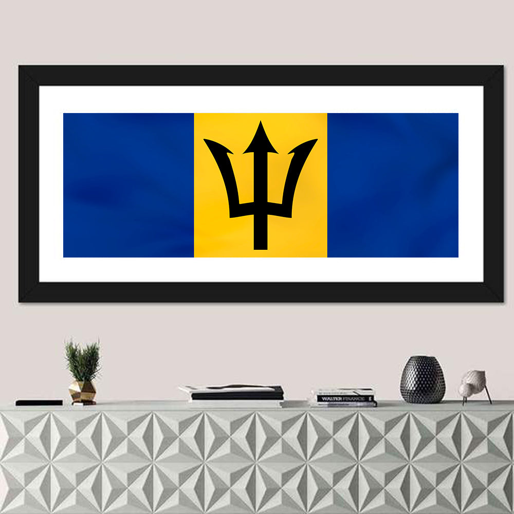 Barbados National Flag Wall Art