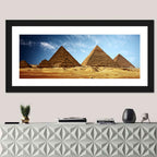 Giza Pyramids Valley View Wall Art