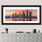 Louisville Skyline at Sunset Wall Art