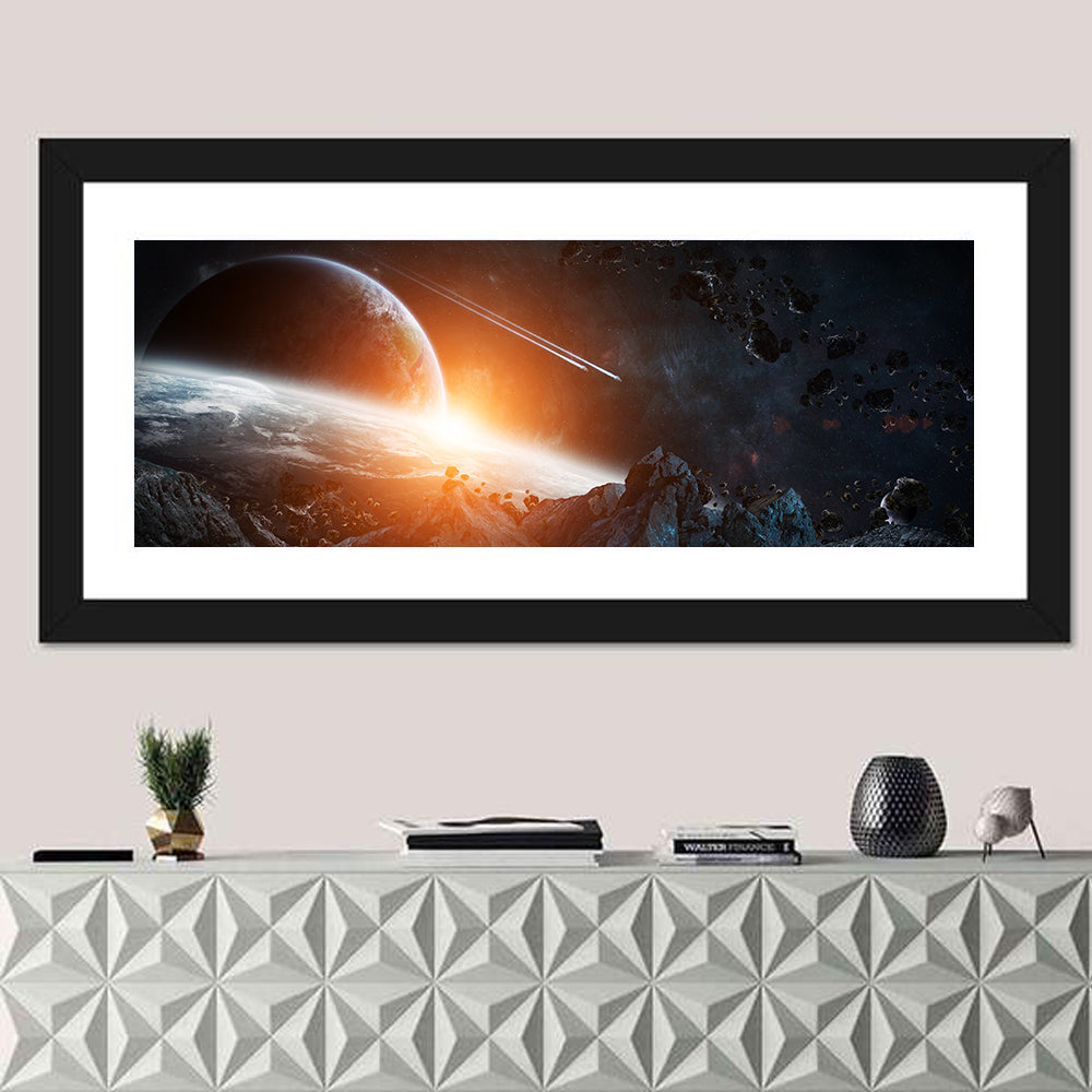 Gigantic Asteroids Wall Art