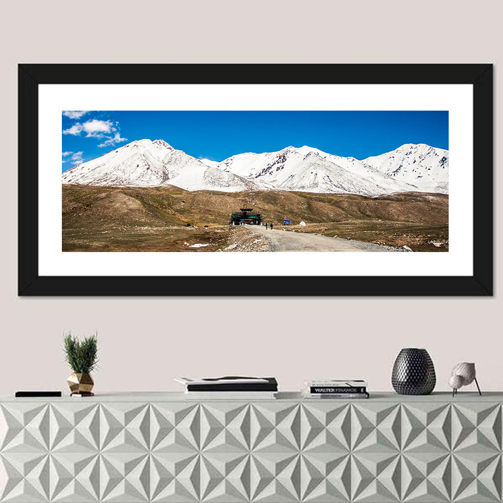 Karakoram Snow Peaks with Road Wall Art