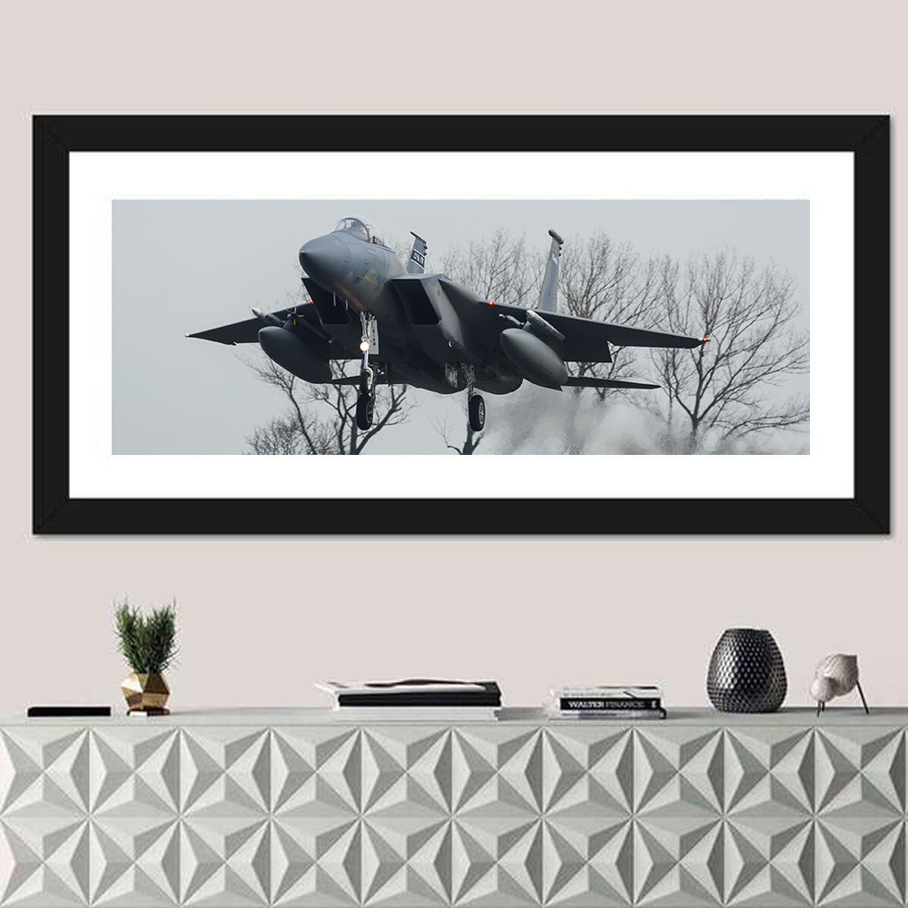 Usaf F-15 Eagle Landing Approach Wall Art