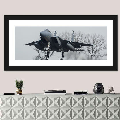 Usaf F-15 Eagle Landing Approach Wall Art