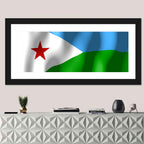 Flag of Djibouti Wall Art
