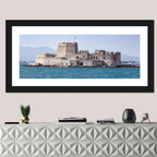 Bourtzi Castle at Sea, Nafplio Wall Art