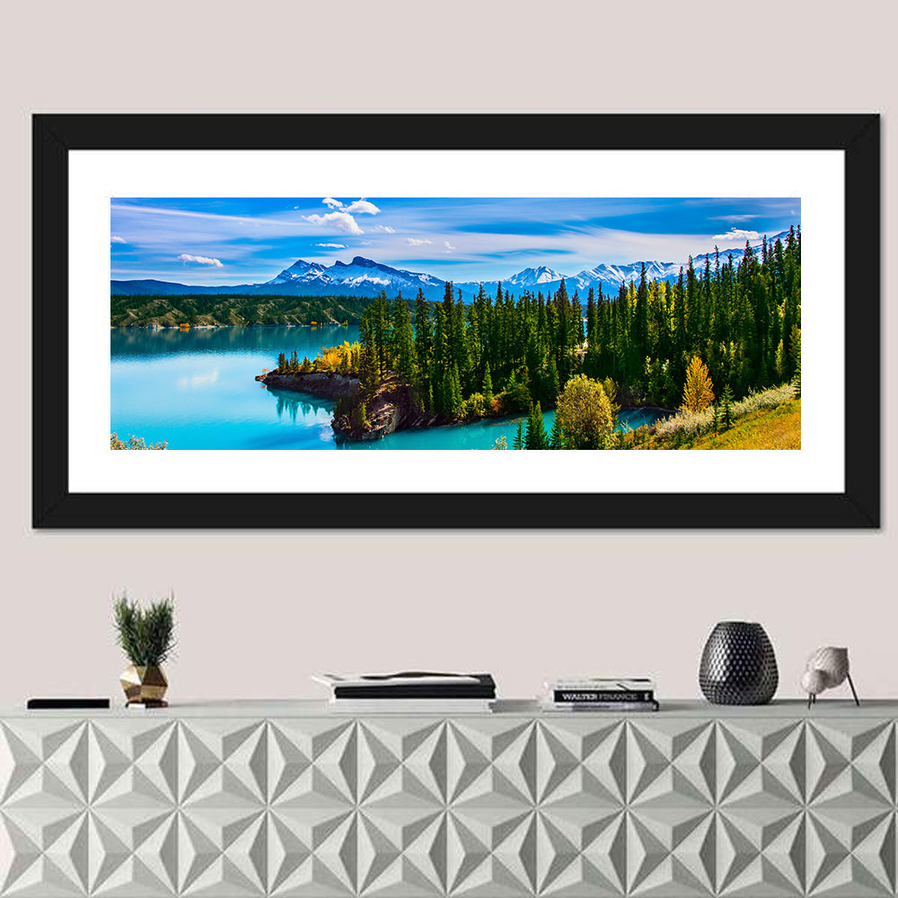 Abraham Lake Shoreline Wall Art