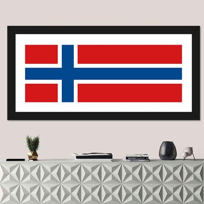 Norwegian Flag Graphic Wall Art