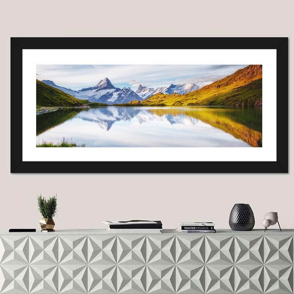 Schreckhorn and Wetterhorn at Bachalpsee Wall Art