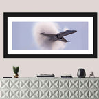 Supersonic Fighter Jet with Vapor Cone Wall Art