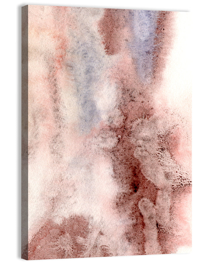 Pastel Ink Wash Illustration Wall Art as a canvas print