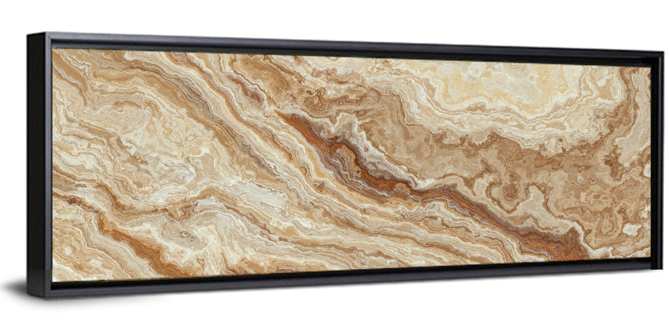 Honey Onyx Marble Illustration Wall Art
