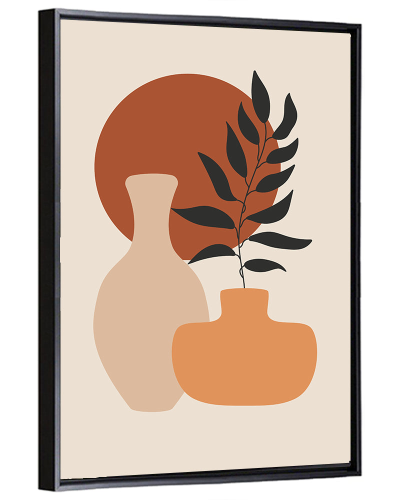 Abstract Botanical Vases Wall Art