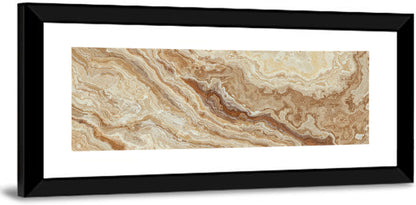 Honey Onyx Marble Illustration Wall Art