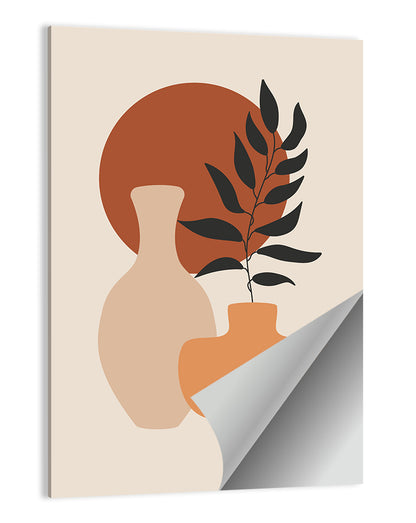 Abstract Botanical Vases Wall Art