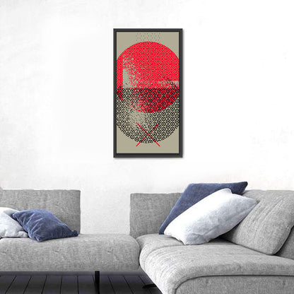 Stacked Circles Abstract Wall Art