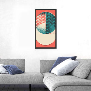 Geometric Circle Pattern II Wall Art