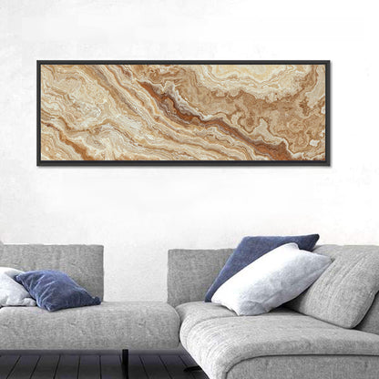 Honey Onyx Marble Illustration Wall Art