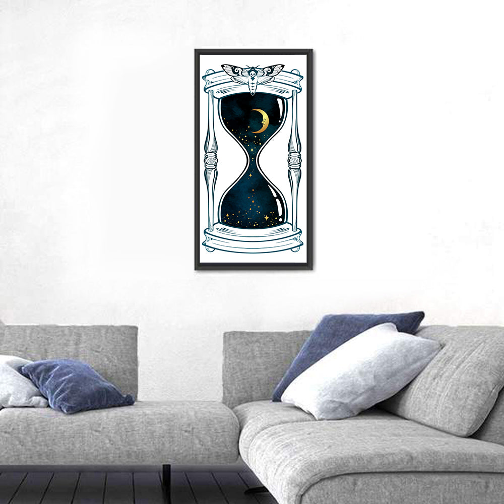 Hand Drawn Hourglass Wall Art