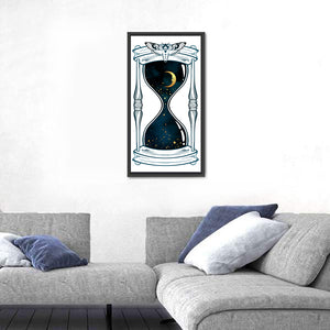 Hand Drawn Hourglass Wall Art