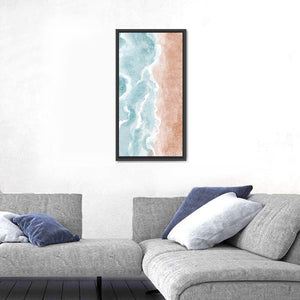 Sea Beach Waves Wall Art