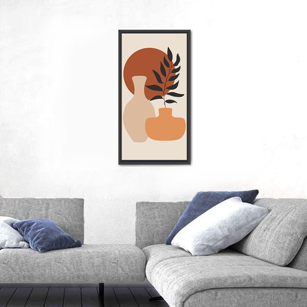 Abstract Botanical Vases Wall Art