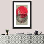Stacked Circles Abstract Wall Art