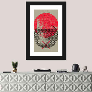 Geometric Circle Pattern I Wall Art