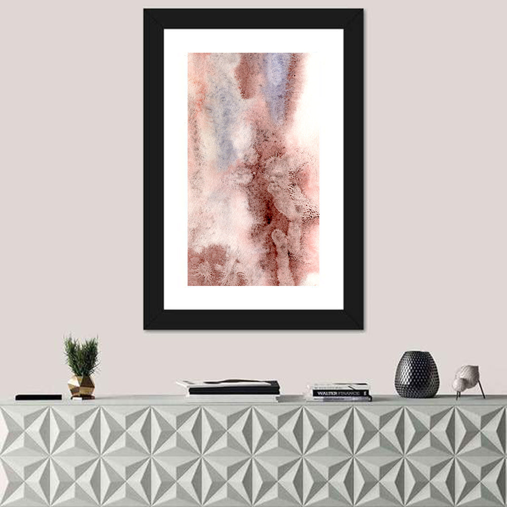 Pastel Ink Wash Illustration Wall Art