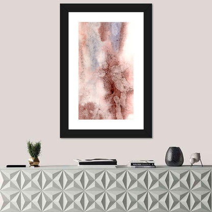 Pastel Ink Wash Illustration Wall Art