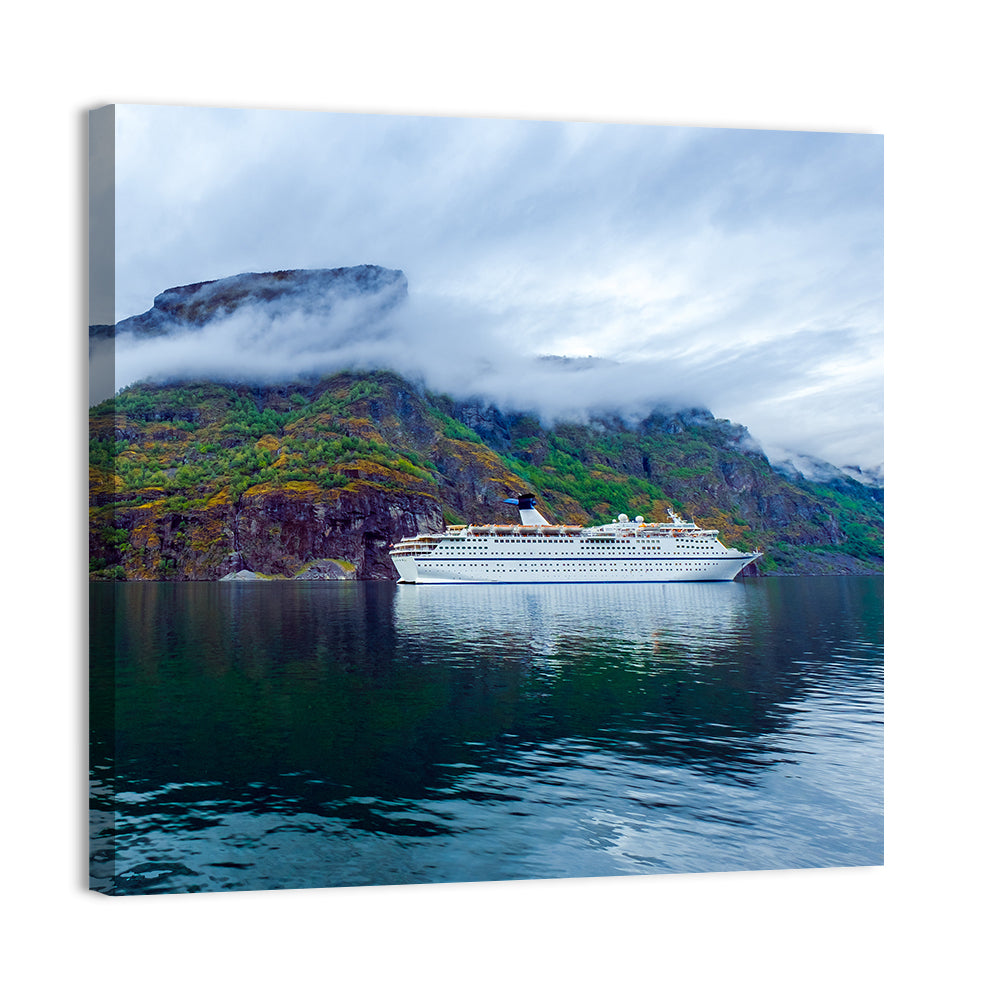 Cruise Ship on Hardanger Fjorden Wall Art