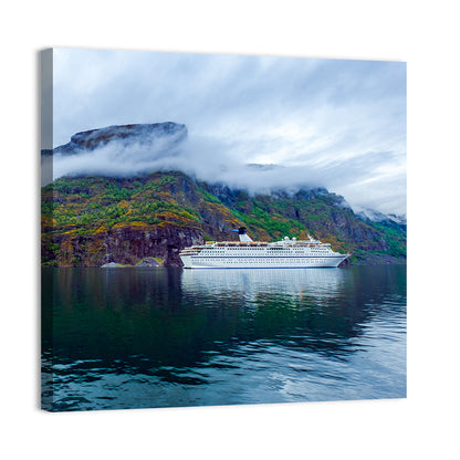 Cruise Ship on Hardanger Fjorden Wall Art