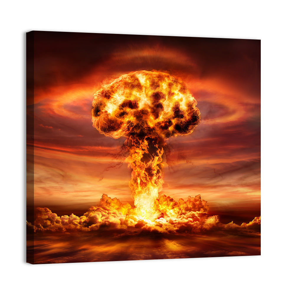 Nuclear Mushroom Cloud Wall Art