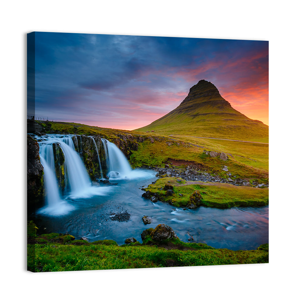 Kirkjufell at Sunset Wall Art