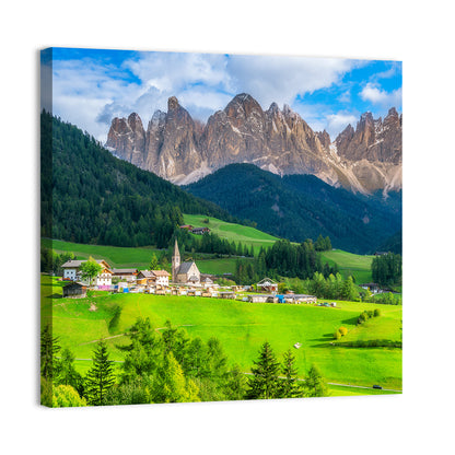 Santa Maddalena Village, Dolomites Wall Art