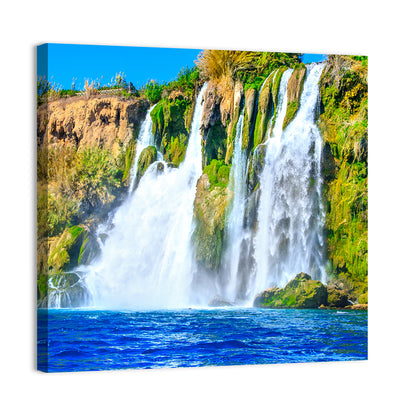 Duden Waterfalls Cliffside, Antalya Wall Art