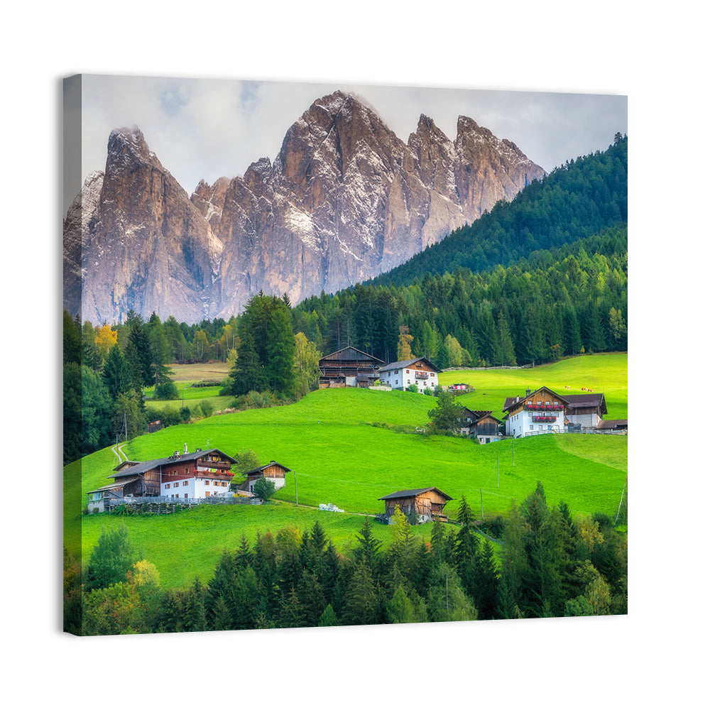 Santa Maddalena Village, Dolomites Wall Art