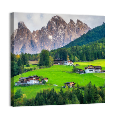 Santa Maddalena Village, Dolomites Wall Art