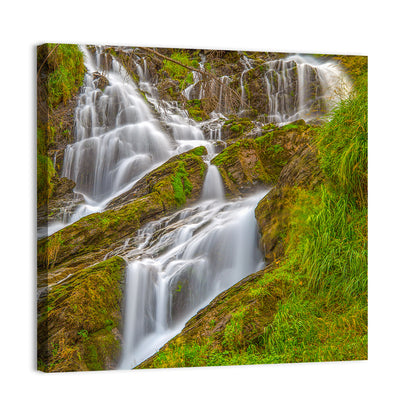 Tiered Waterfall in Val D'aosta Wall Art