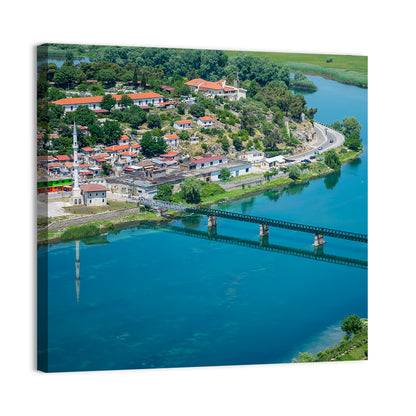 Rozafa Fortress Over Buna River Wall Art